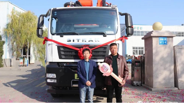 再下一“城”！科尼樂(lè)67米泵車(chē)刷新膠州市場(chǎng)新標(biāo)桿！