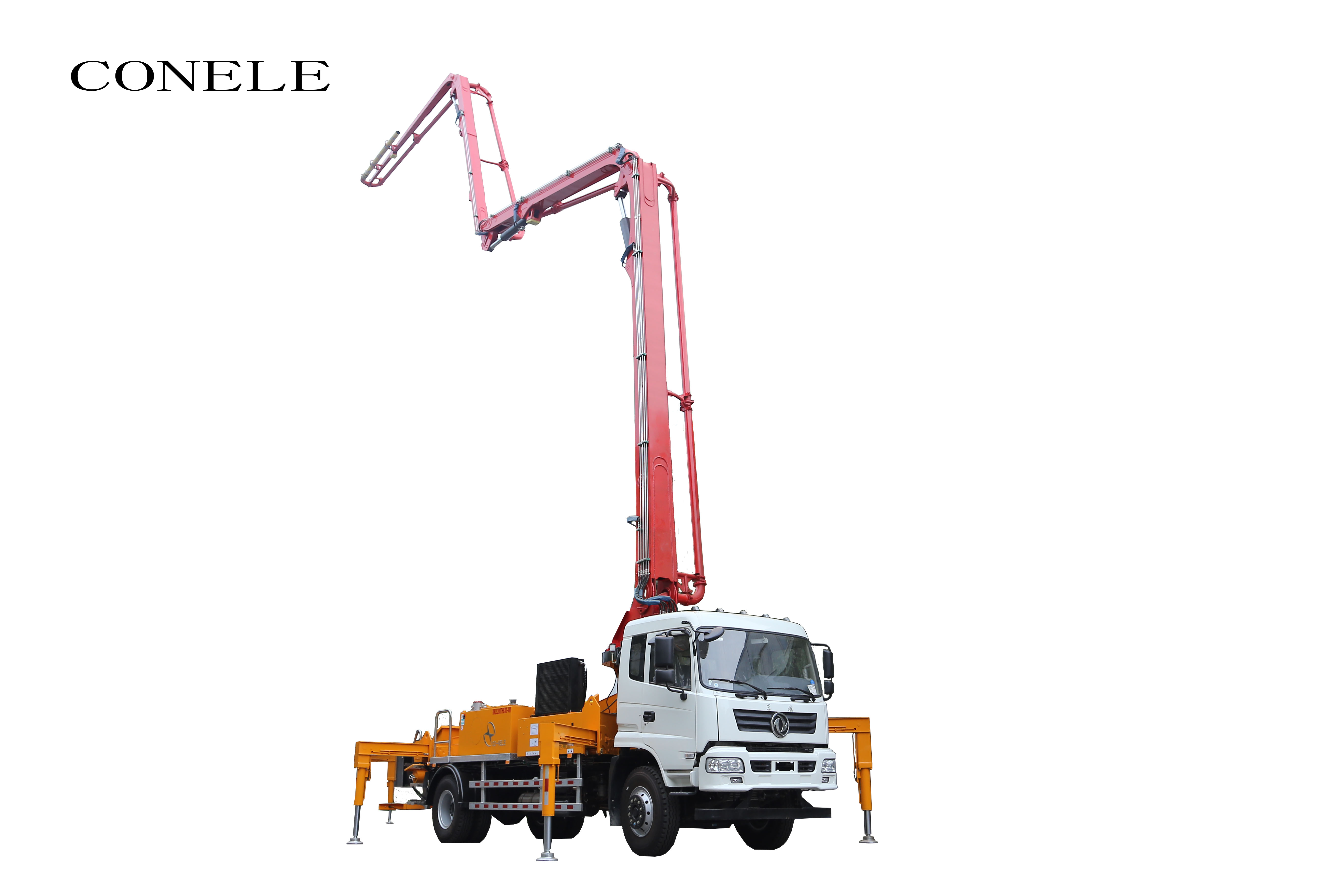天泵，科尼樂小型混凝土泵車 