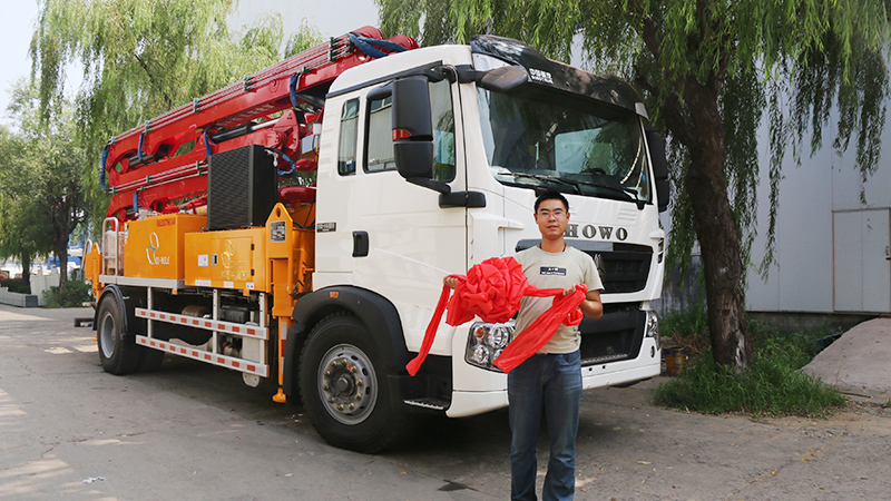 科尼樂混凝土泵車給力，半年時(shí)間就回本了