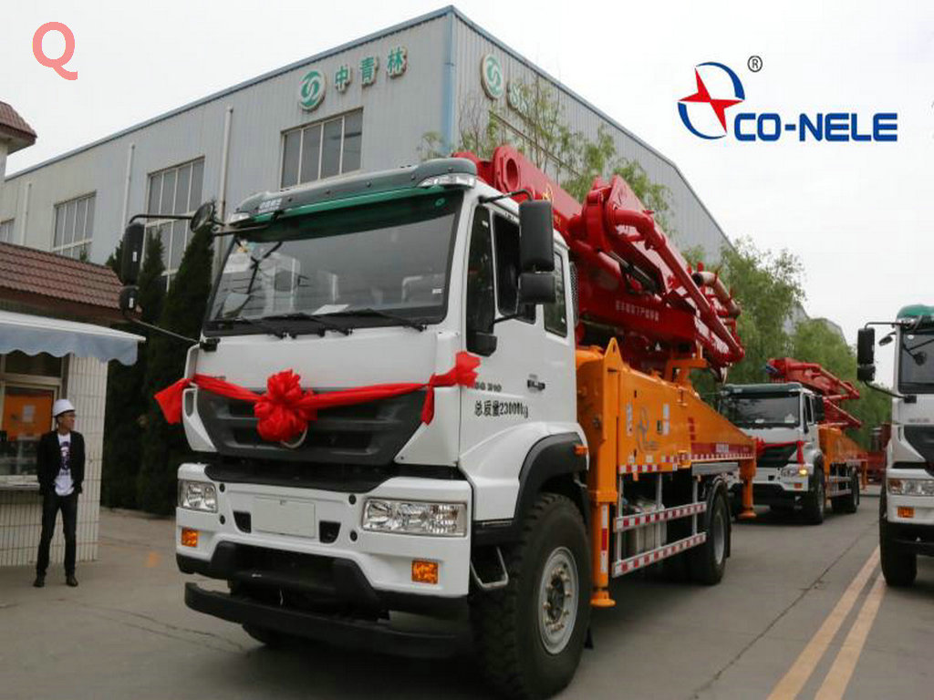 小型泵車，小型混凝土泵車，天泵